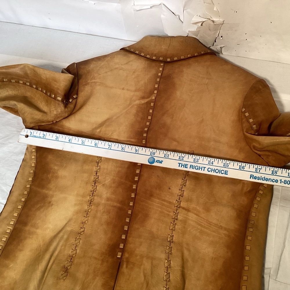 Vintage The Leather Ranch  Western Leather Jacket Women’s size medium - Picture 11 of 16